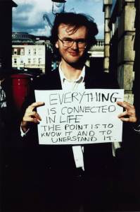'Everything is connected in life...' 1992-3 Gillian Wearing OBE born 1963 Purchased 2000 http://www.tate.org.uk/art/work/P78351