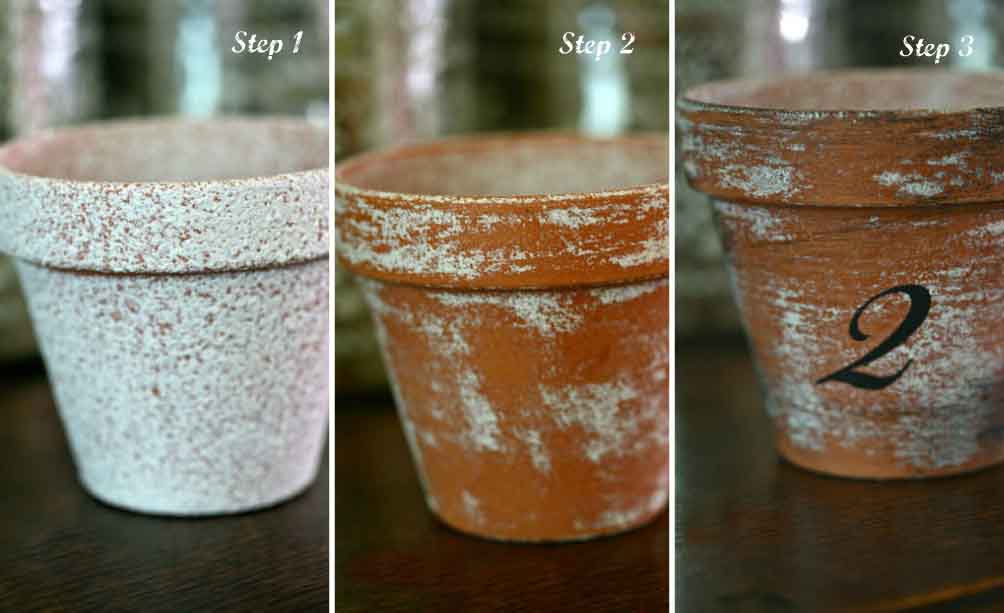 Cuatro pasos para dar el aspecto envejecido y navideño.