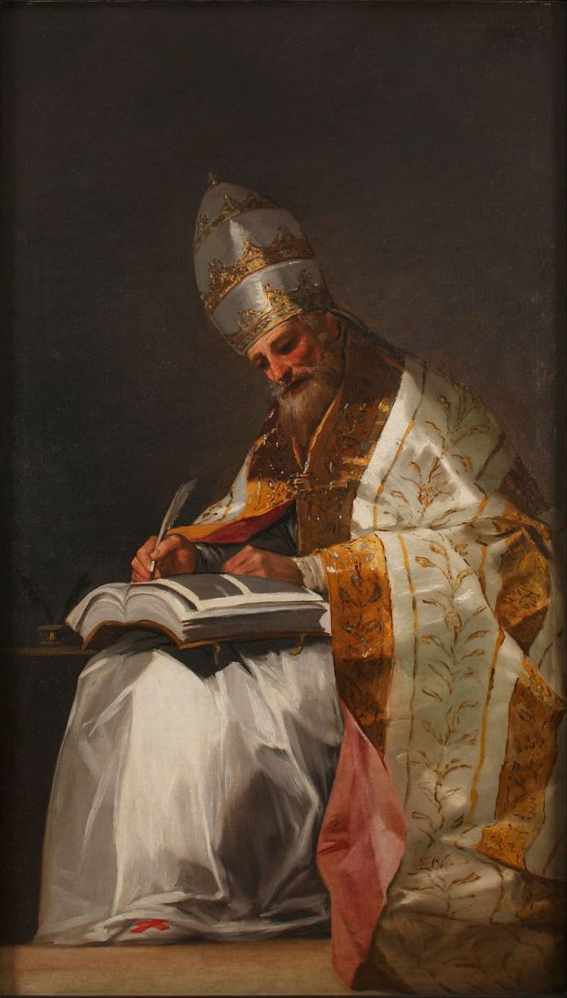 Saint Gregory the Great, Pope Google. Author: Francisco de Goya. Art Project