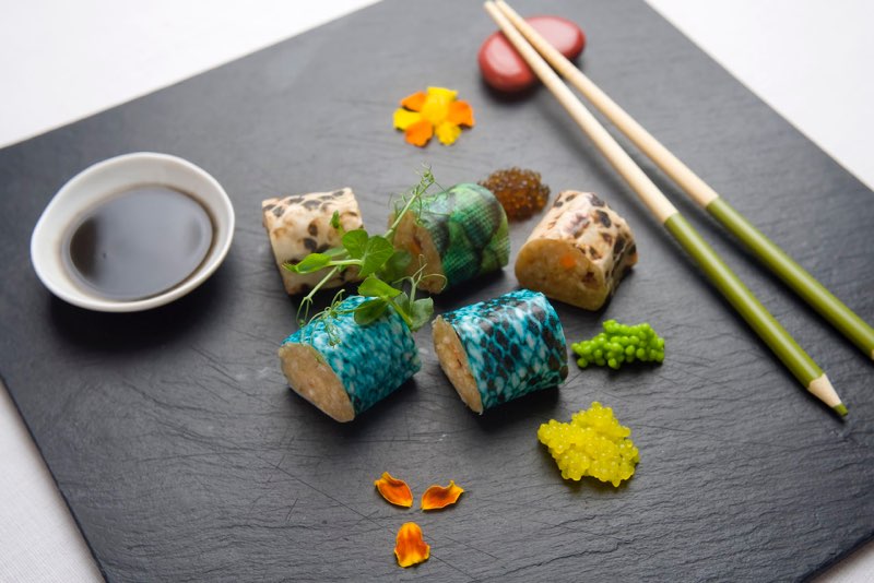 Sushi Maki de Dragón de Calasparra AGUA. Foto: Matías Pérez Llera.