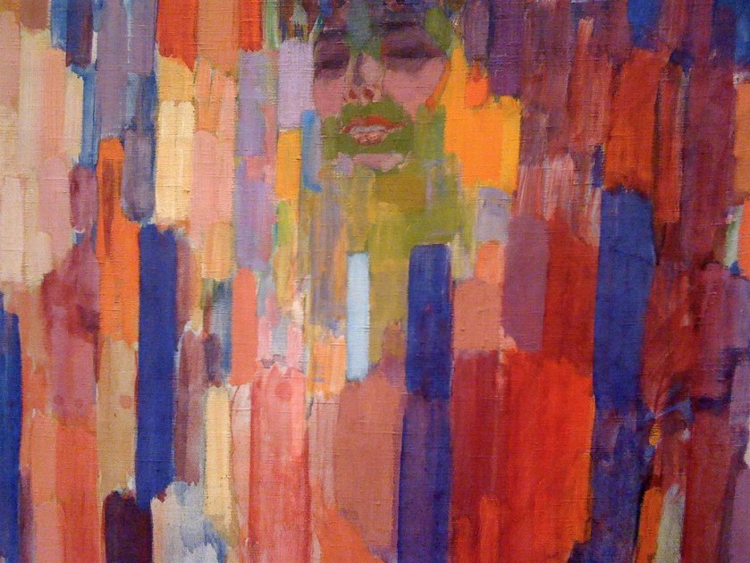 František Kupka Mme Kupka among Verticals 1910-11