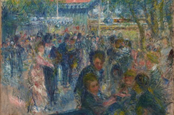 'Estudio para Le moulin de la galette', de Renoir. 