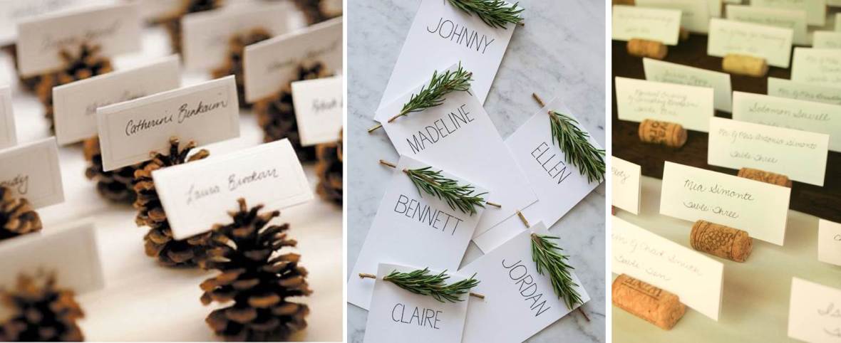 Detalles para situar a los invitados. (Foto: