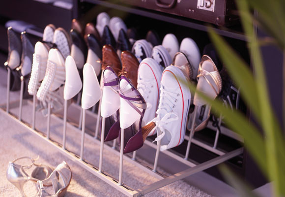 Zapatos Organizados: Percheros para tener los zapatos organizados en tu armario.