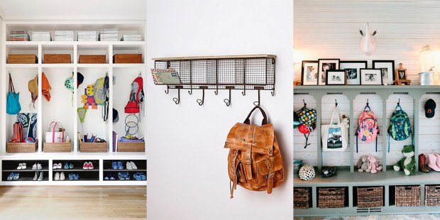 las mochilas en orden.