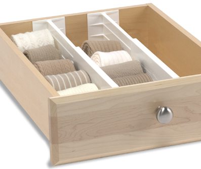 Organizar los calcetines. Foto: containerstore