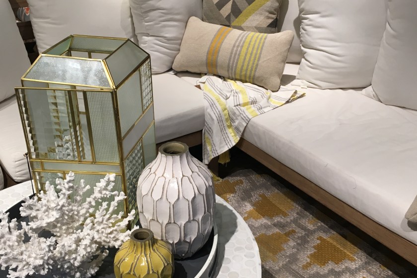 La proporción en las mesas de centro.